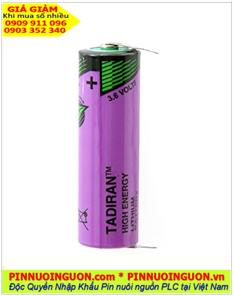 Tadiran TL-5903 (2 chân thép); Pin nuôi nguồn Tadiran TL-5903 LITHIUM 3.6v AA 2400mAh, Xuất xứ ISRAEL